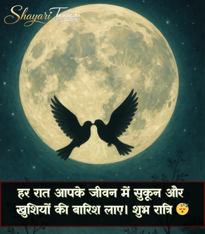 Night Shayari in Hindi 2 Line