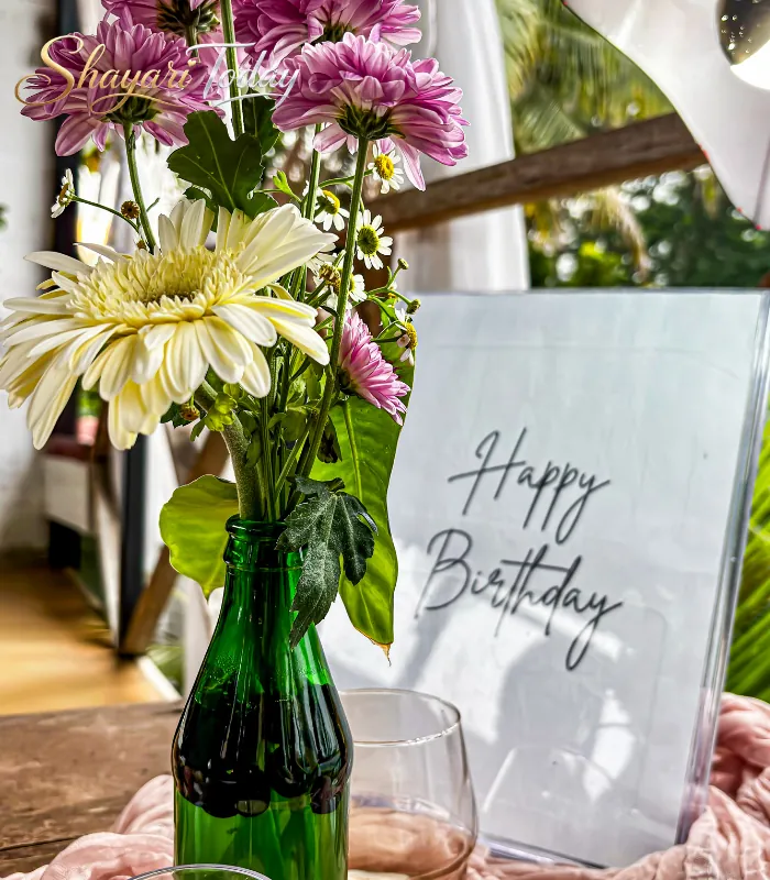 Happy Birthday Shayari in English 2 Line Happy Birthday Shayari in English 2 Line